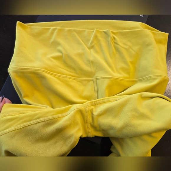 Lululemon Athletica Vibrant Yellow Leggings - Picture 4 of 8
